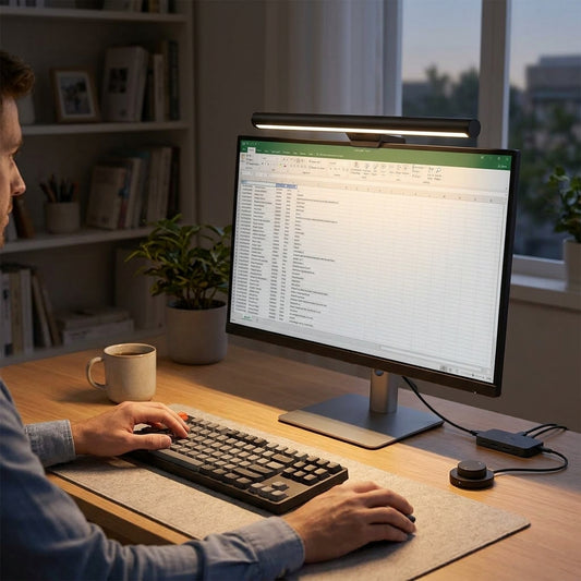 Skinliora™ LumaArc Adjustable LED Monitor Light Bar