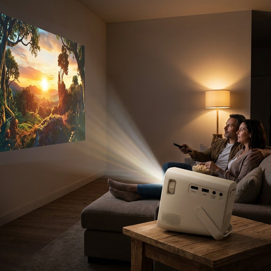 Skinliora™ NovaBeam Compact Mini Projector