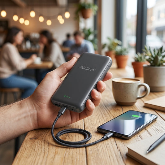 Skinliora™ VoltNest Slim Portable Power Bank