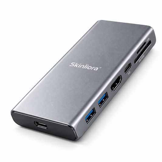 Skinliora™ Portiva 6-in-1 USB-C Multiport Hub