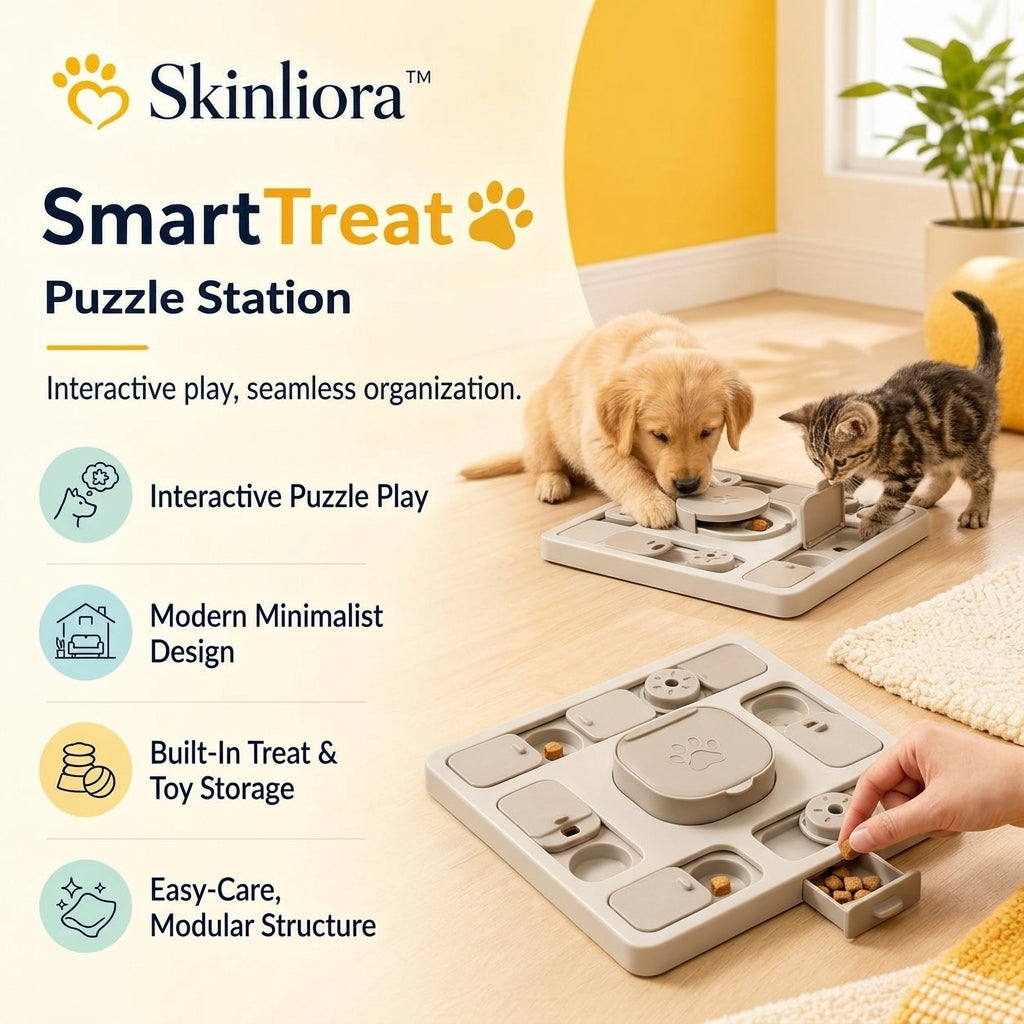 Skinliora™ SmartTreat Puzzle Station