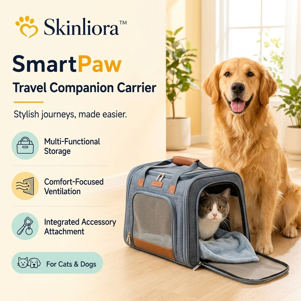 Skinliora™ SmartPaw Travel Companion Carrier